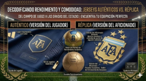Auténtica vs. Réplica: ¿Qué camiseta de fútbol es la adecuada para ti?