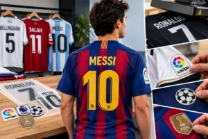 Camisetas de fútbol personalizadas: nombre, dorsal y parches paso a paso